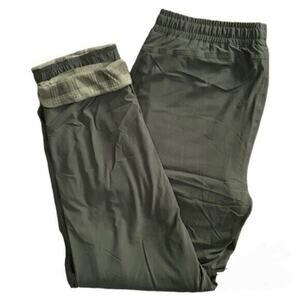 NEW Eddie Bauer Women's Fleece-Lined Pull-On Pants, purple, Size 10